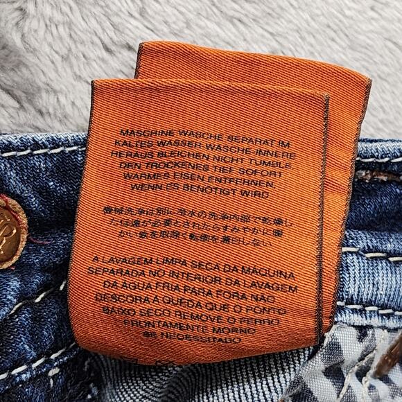 Rock Revival Jeans Womens 26 Blue Low Rise Betty Cropped Capri Skinny Stretch - Picture 12 of 16